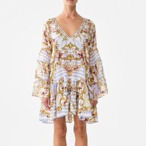 Camilla Throne Games A-line Gathered Panel Dress